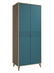 Комплект мебели для гостиной Велламо ВО-105 блэквуд ячменный/морская волна