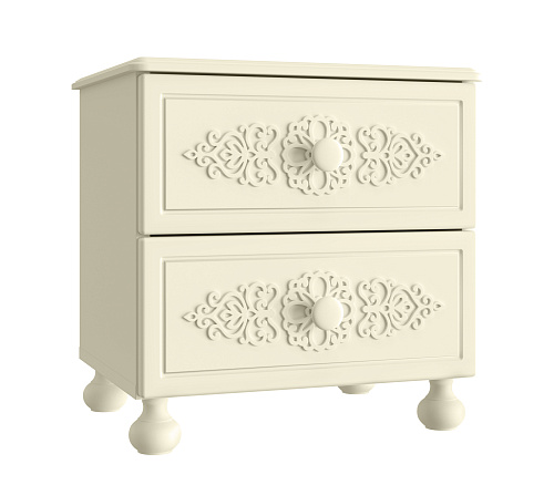 Тумба прикроватная Ассоль плюс АС-4 ваниль