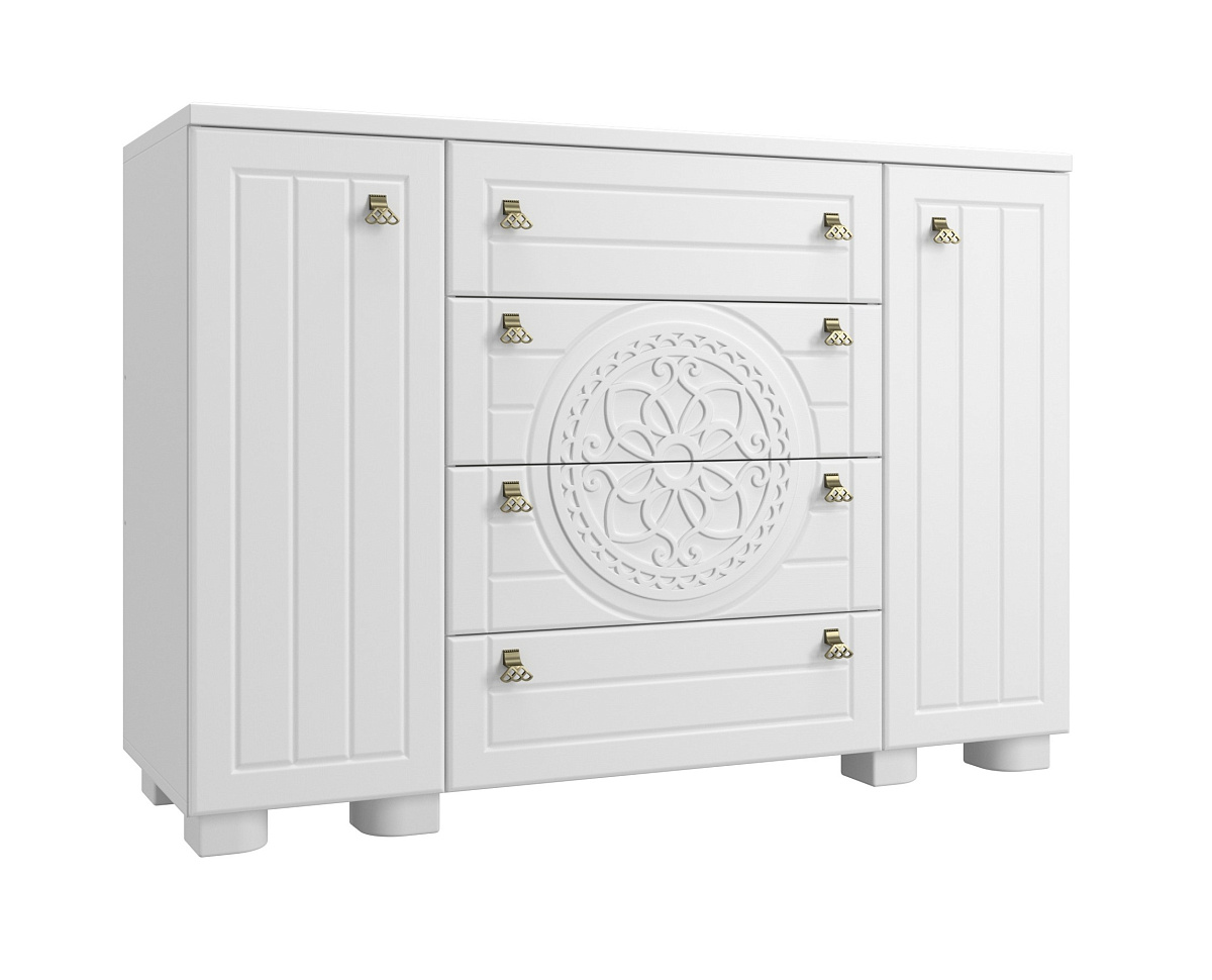 Комод «Монблан» МБ-36К белое дерево