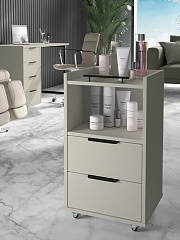 Тумба К-30 глиняный серый/риолит