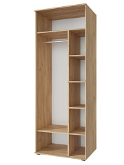 Шкаф для одежды Эмилия ЭЛ-16К комбинированный дуб крафт золотой/графит