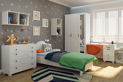 Полка Монблан МБ-80 белое дерево