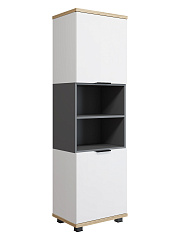 Комплект мебели для детской Скайлайт СЛ-001 блэквуд ячменный/графит/белый/меренга