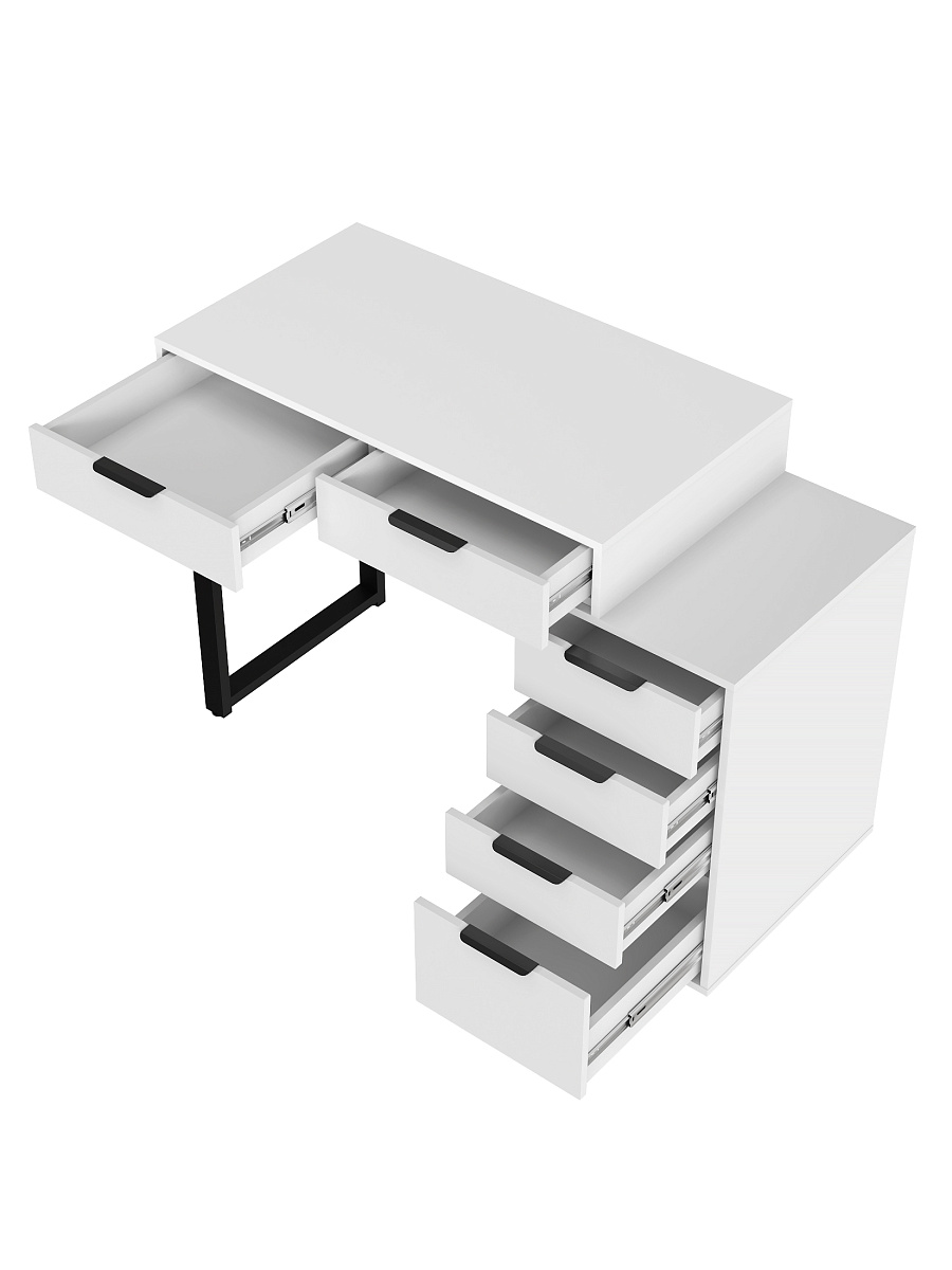 Стол Оптима ОП-18 белый структурный/меренга