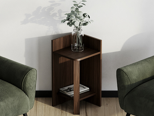 Этажерка Э-01 орех темный/венге аруба