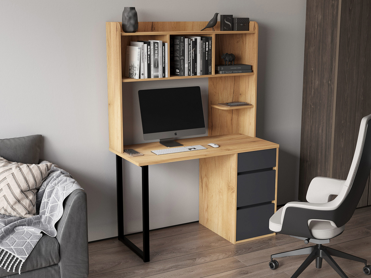 Полка П-101 дуб крафт золотой (1194*240)