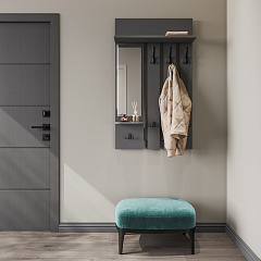 Вешалка ВН-10 серый графит/графит