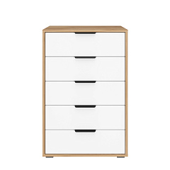 Комод Оптима ОП-05 дуб крафт золотой/меренга