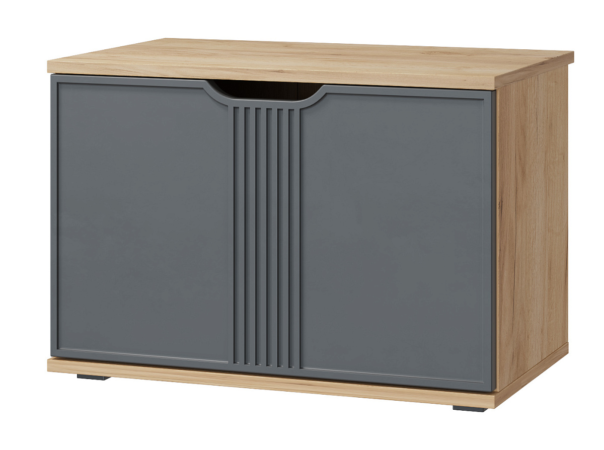 Тумба Эмилия ЭЛ-4 дуб крафт золотой/графит