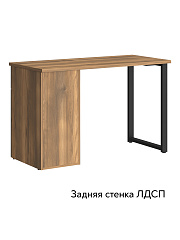 Стол Оливия ОЛ-33 (120х55) дуб барокко янтарный/неаполь/каркас черный