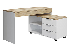 Стол Скайлайт СЛ-22К блэквуд ячменный/белый/меренга