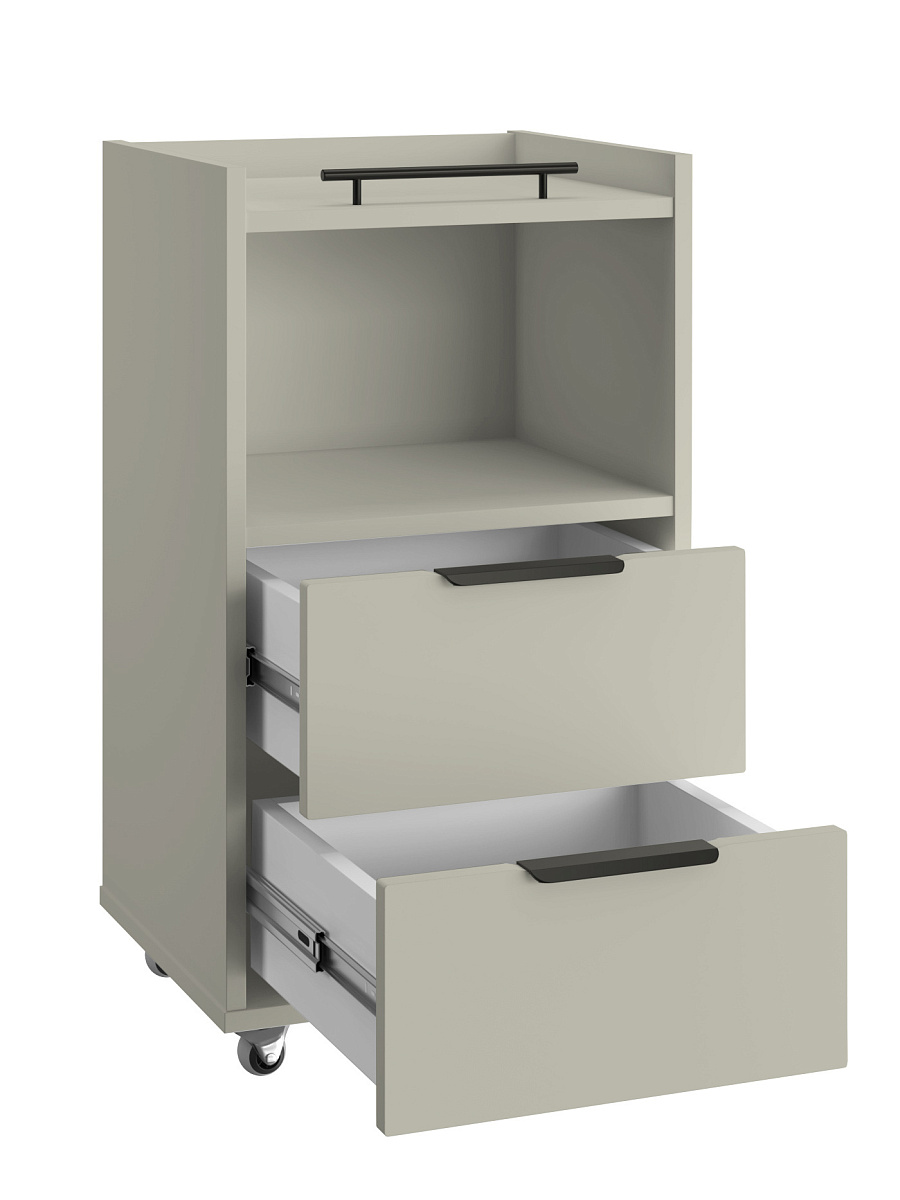 Тумба К-30 глиняный серый/риолит