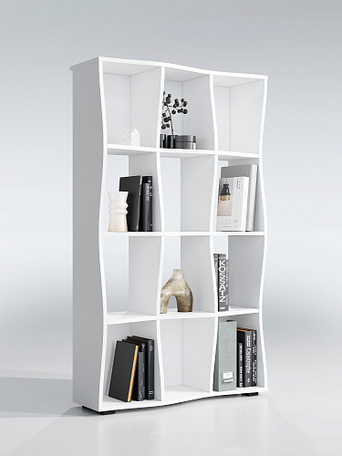 Стеллаж Контемпо КТ-02 белый бриллиант