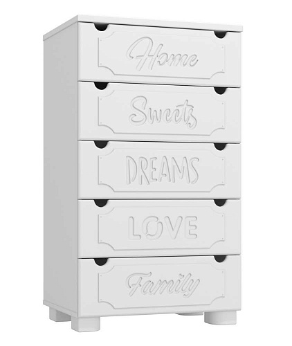 Комод ДримСтар ДС-11 белое дерево