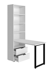 Стол рабочий Оптима ОП-20 белый структурный/меренга