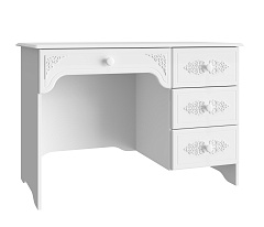 Стол письменный правый Ассоль АС-6 белое дерево