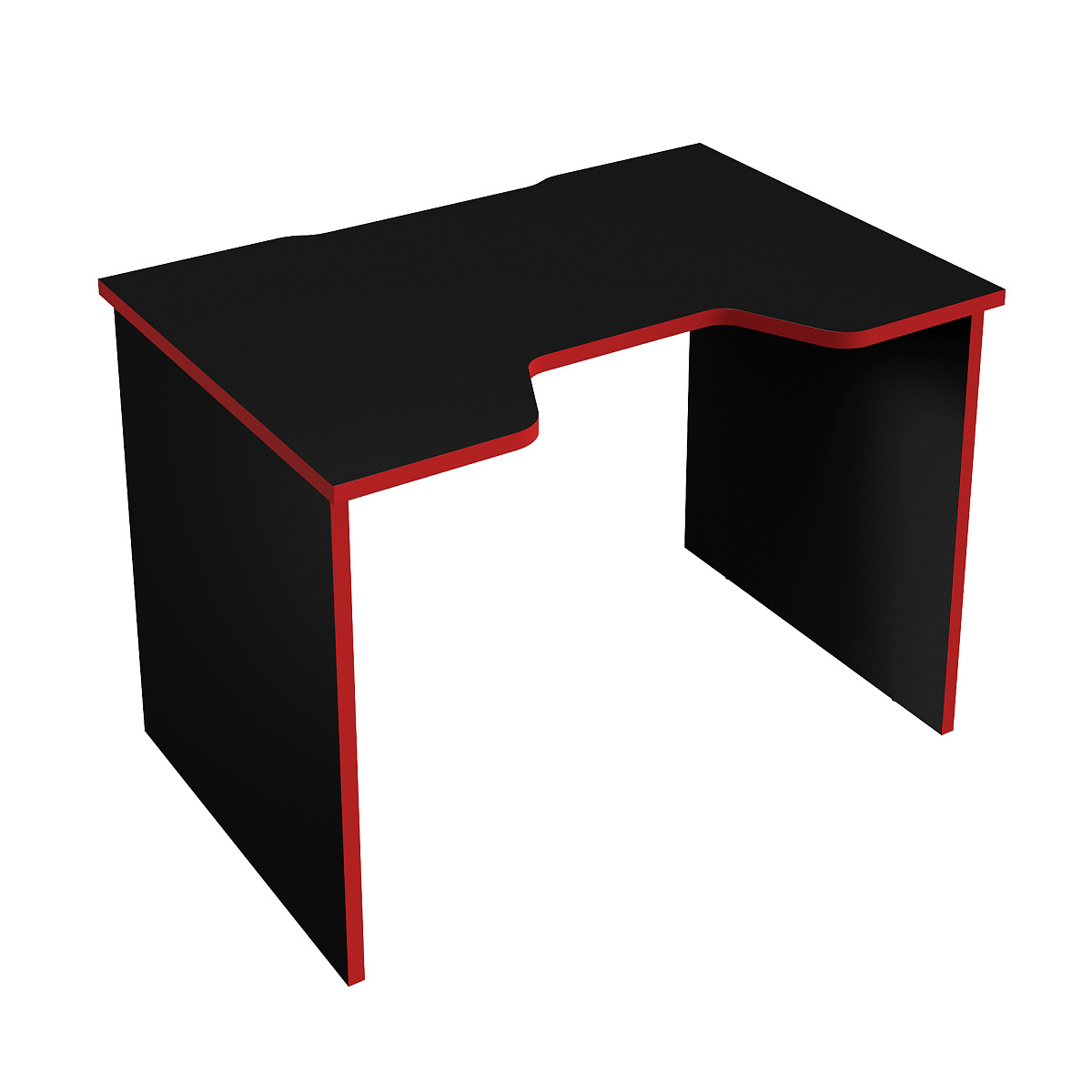 Геймерский стол С-241 черный/красный (1100х750)