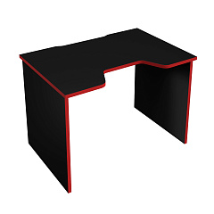 Геймерский стол С-241 черный/красный (1100х750)