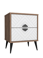 Тумба прикроватная Астрид АР-04 дуб крафт табачный/бланж