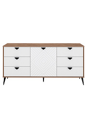 Комод Астрид АР-03 дуб крафт табачный/бланж