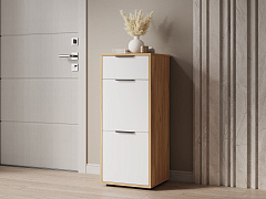 Тумба Оптима ОП-08 дуб крафт золотой/меренга