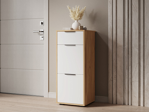 Тумба Оптима ОП-08 дуб крафт золотой/меренга