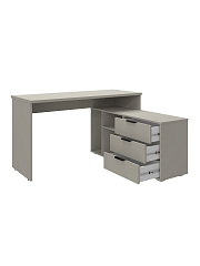 Стол угловой Оптима ОП-22 глиняный серый/риолит