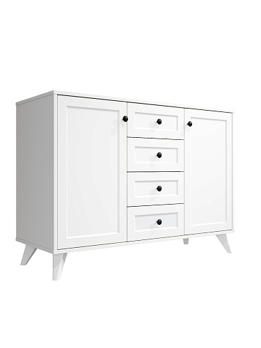 Комод Вильям ВМ-13 белый бриллиант/бланж