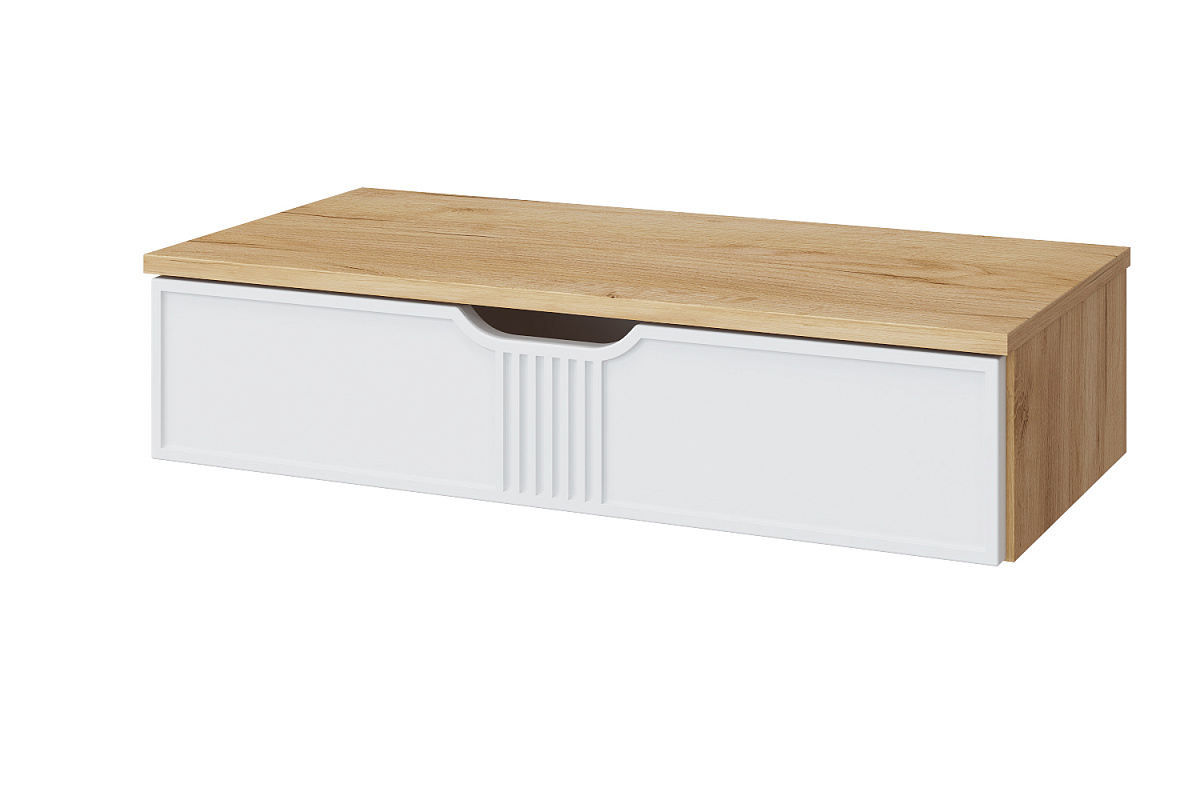 Комплект мебели для спальни Эмилия ЭЛ-006 дуб крафт золотой/меренга