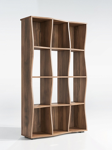 Стеллаж Контемпо КТ-02 дуб барокко янтарный