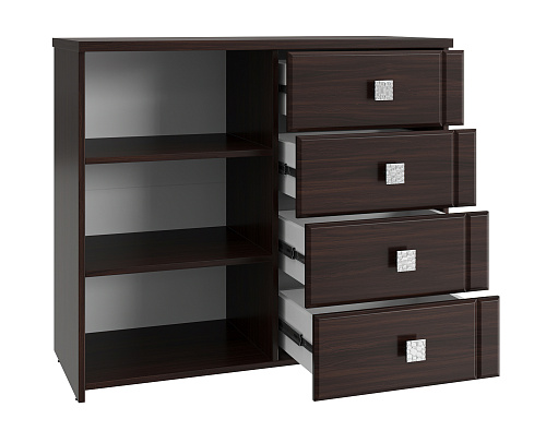 Комод Изабель ИЗ-52К орех темный