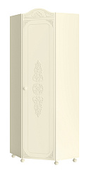 Шкаф угловой Ассоль плюс АС-521К (правый с короной) ваниль