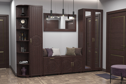 Тумба «Монблан» МБ-32К венге/орех шоколадный