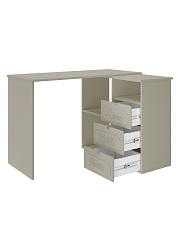 Стол угловой Дримстар ДС-5 глиняный серый/риолит