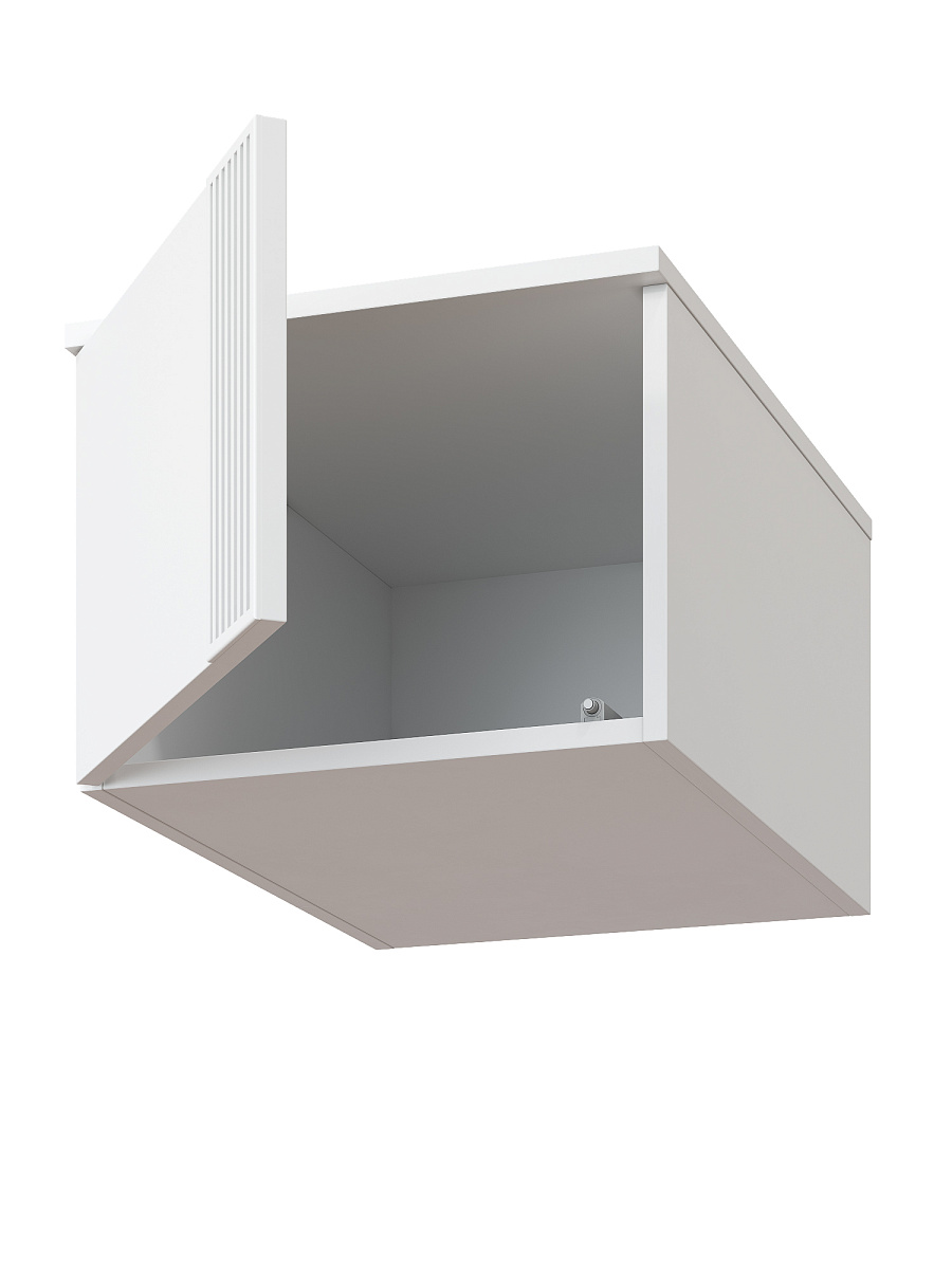 Антресоль Эмилия ЭЛ-53 белый структурный/меренга