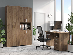 Стол письменный С-112K дуб крафт табачный