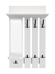 Вешалка настенная ВН-10 белый структурный/меренга