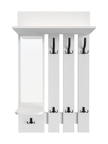 Вешалка настенная ВН-10 белый структурный/меренга