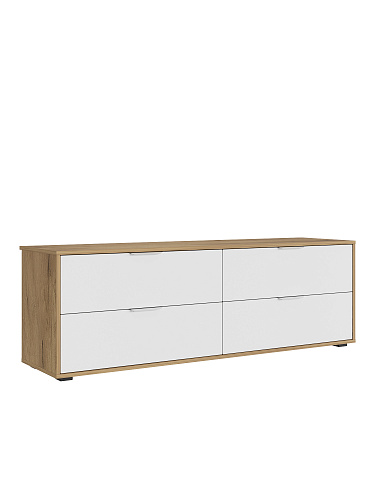 Тумба Оптима ОП-231 дуб крафт золотой/меренга