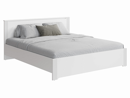 Кровать Эмилия ЭЛ-31 (180х200) белый структурный/меренга