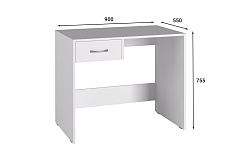 Стол письменный С-234 белый структурный