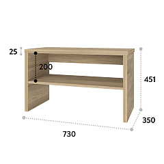 Тумба Т-12 блэквуд ячменный (730х441)