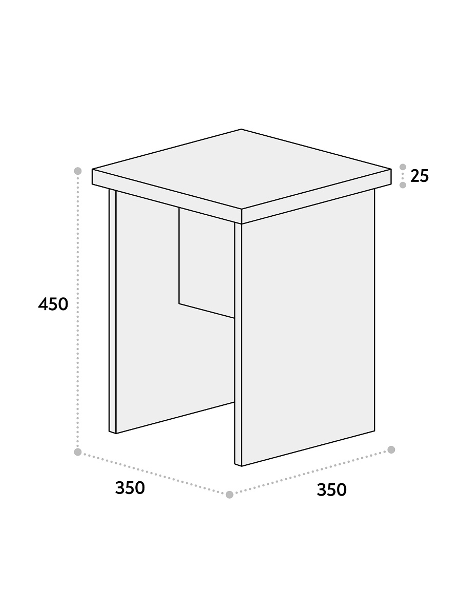 Подставка Т-03 блэквуд ячменный