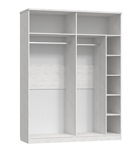 Шкаф четырехдверный для одежды Виктория ВИ-10 северное дерево светлое