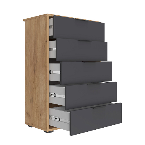 Комод Оптима ОП-05 дуб крафт золотой/графит