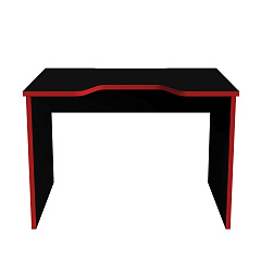 Геймерский стол С-241 черный/красный (1100х750)