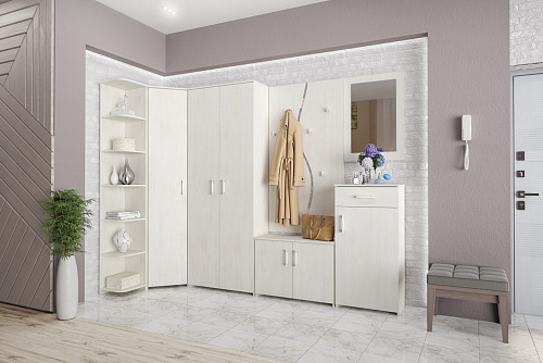 Шкаф угловой Агата АТ-8 северное дерево светлое