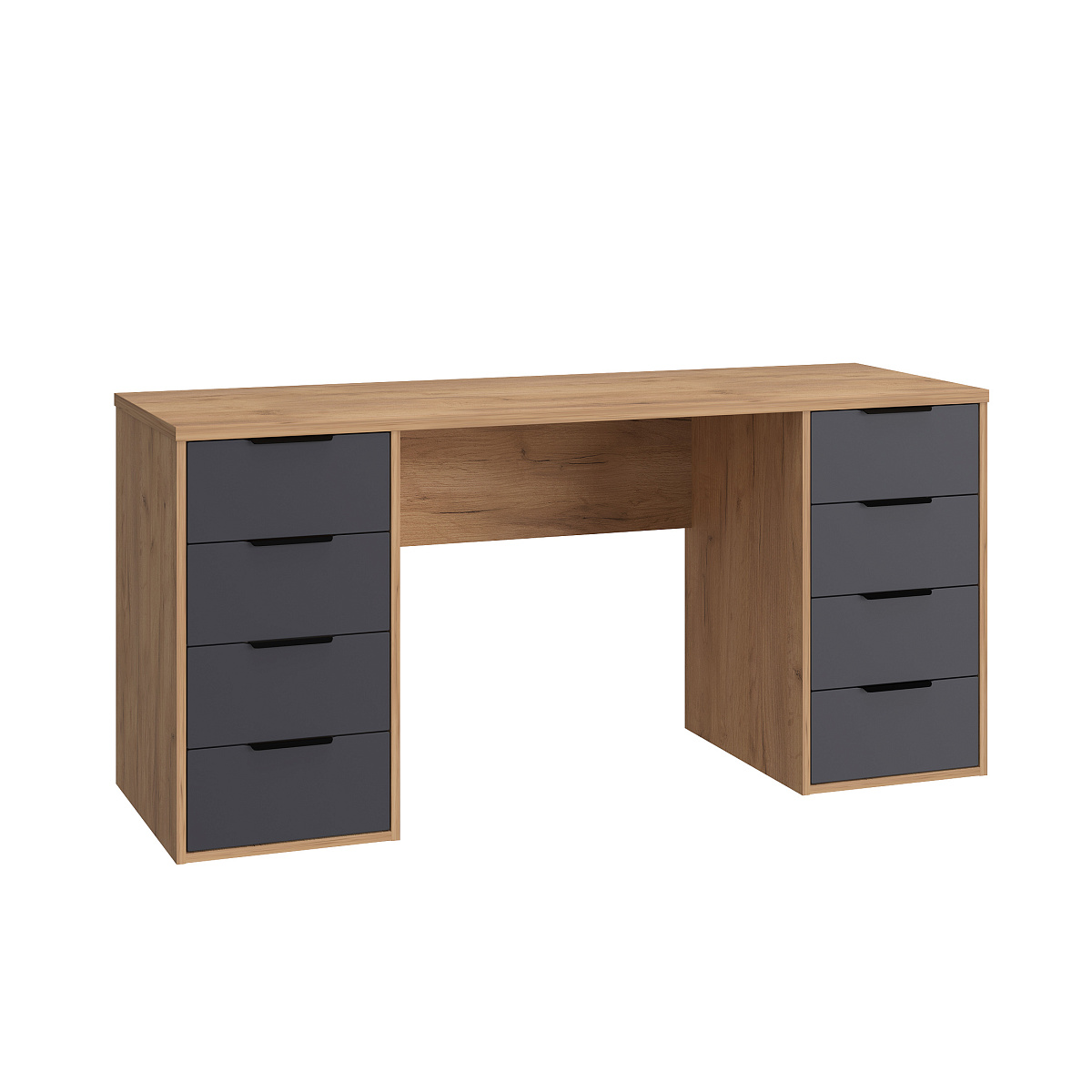 Стол С-403 дуб крафт золотой/графит (1600х550)