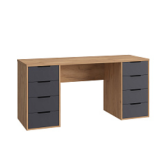 Стол С-403 дуб крафт золотой/графит (1600х550)