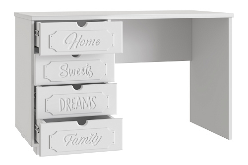 Стол письменный ДримСтар ДС-4 белое дерево